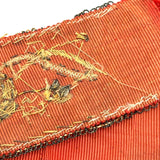 Amazing Antique Metallic Embroidery on Silk Ribbon (Collection of Pieces)