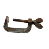 Antique Hand-forged Iron Quilting Clamp with Big Heart (One of Two More Just Found)