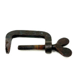 Antique Hand-forged Iron Quilting Clamp with Big Heart (One of Two More Just Found)