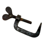 Antique Hand-forged Iron Quilting Clamp with Big Heart (One of Two More Just Found)