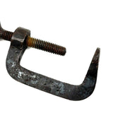 Antique Hand-forged Iron Quilting Clamp with Big Heart (One of Two More Just Found)