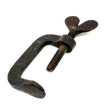 Antique Hand-forged Iron Quilting Clamp with Big Heart (One of Two More Just Found)