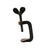 Antique Hand-forged Iron Quilting Clamp with Big Heart (One of Two More Just Found)