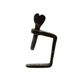 Antique Hand-forged Iron Quilting Clamp with Folky Heart (One of Two More Just Found)