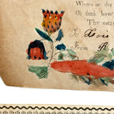 Lovely Small Collection of Early Paper Rewards of Merit with Hand-coloring