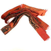 Amazing Antique Metallic Embroidery on Silk Ribbon (Collection of Pieces)