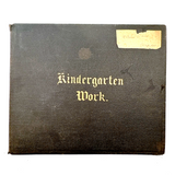 Early 20th Century Froebel Kindergarten Accordion Fold Album: Paper Weaving, Folding, Thread Drawing, More (Copy)