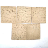 Odes to Tippoo the Dog, Wonderful c.1840s Mounted Hand-colored Storybook Engravings, Set of Five