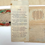 Lovely Small Collection of Early Paper Rewards of Merit with Hand-coloring