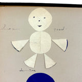 Early 20th Century Froebel Kindergarten Accordion Fold Album: Paper Weaving, Folding, Thread Drawing, More (Copy)