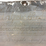 Yellow Bed, Black Chair, Man in White, Beautifully Naive 1912 Mexican Folk Art Retablo