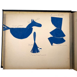 Early 20th Century Froebel Kindergarten Accordion Fold Album: Paper Weaving, Folding, Thread Drawing, More (Copy)