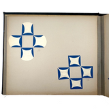 Early 20th Century Froebel Kindergarten Accordion Fold Album: Paper Weaving, Folding, Thread Drawing, More (Copy)