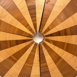 Lovely Handmade Wheel of Alternating Woods with Unknown Purpose