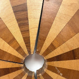 Lovely Handmade Wheel of Alternating Woods with Unknown Purpose