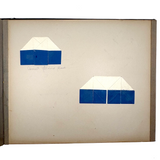Early 20th Century Froebel Kindergarten Accordion Fold Album: Paper Weaving, Folding, Thread Drawing, More (Copy)