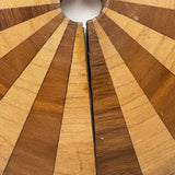 Lovely Handmade Wheel of Alternating Woods with Unknown Purpose