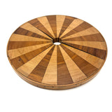 Lovely Handmade Wheel of Alternating Woods with Unknown Purpose