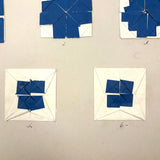 Early 20th Century Froebel Kindergarten Accordion Fold Album: Paper Weaving, Folding, Thread Drawing, More (Copy)