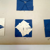 Early 20th Century Froebel Kindergarten Accordion Fold Album: Paper Weaving, Folding, Thread Drawing, More (Copy)