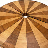 Lovely Handmade Wheel of Alternating Woods with Unknown Purpose