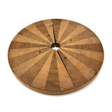 Lovely Handmade Wheel of Alternating Woods with Unknown Purpose
