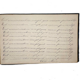 Revenge is Pleasure Only to a Mean Man, Chloe Mann's 1836 Penmanship Notebook