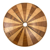 Lovely Handmade Wheel of Alternating Woods with Unknown Purpose
