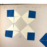 Early 20th Century Froebel Kindergarten Accordion Fold Album: Paper Weaving, Folding, Thread Drawing, More (Copy)