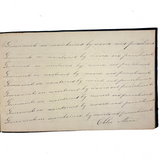 Revenge is Pleasure Only to a Mean Man, Chloe Mann's 1836 Penmanship Notebook
