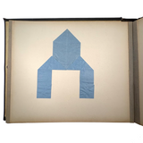 Early 20th Century Froebel Kindergarten Accordion Fold Album: Paper Weaving, Folding, Thread Drawing, More (Copy)