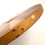 Lovely Handmade Wheel of Alternating Woods with Unknown Purpose