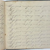 Revenge is Pleasure Only to a Mean Man, Chloe Mann's 1836 Penmanship Notebook