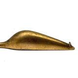 Perfect Form, Long and Low c. Mid Century Brass Mouse