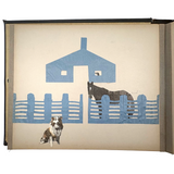 Early 20th Century Froebel Kindergarten Accordion Fold Album: Paper Weaving, Folding, Thread Drawing, More (Copy)