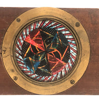 Large Antique Magic Lantern Chromotrope “Kaleidoscope”