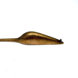 Perfect Form, Long and Low c. Mid Century Brass Mouse