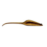 Perfect Form, Long and Low c. Mid Century Brass Mouse