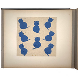 Early 20th Century Froebel Kindergarten Accordion Fold Album: Paper Weaving, Folding, Thread Drawing, More (Copy)