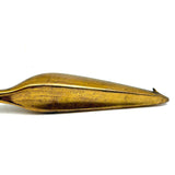 Perfect Form, Long and Low c. Mid Century Brass Mouse