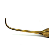 Perfect Form, Long and Low c. Mid Century Brass Mouse