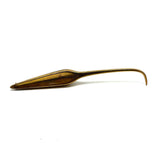 Perfect Form, Long and Low c. Mid Century Brass Mouse