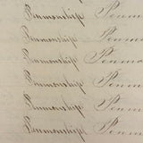 Revenge is Pleasure Only to a Mean Man, Chloe Mann's 1836 Penmanship Notebook