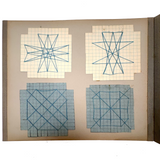 Early 20th Century Froebel Kindergarten Accordion Fold Album: Paper Weaving, Folding, Thread Drawing, More (Copy)