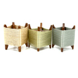 Sculptural (Noguchi-esque!) Old Japanese Spools Wound in Luminous, Ethereal Spun Silk Thread (Sold Individually)