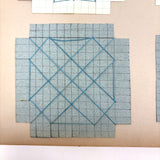 Early 20th Century Froebel Kindergarten Accordion Fold Album: Paper Weaving, Folding, Thread Drawing, More (Copy)