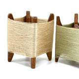 Sculptural (Noguchi-esque!) Old Japanese Spools Wound in Luminous, Ethereal Spun Silk Thread (Sold Individually)