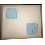 Early 20th Century Froebel Kindergarten Accordion Fold Album: Paper Weaving, Folding, Thread Drawing, More (Copy)