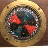 Large Antique Magic Lantern Chromotrope “Kaleidoscope”