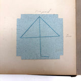 Early 20th Century Froebel Kindergarten Accordion Fold Album: Paper Weaving, Folding, Thread Drawing, More (Copy)
